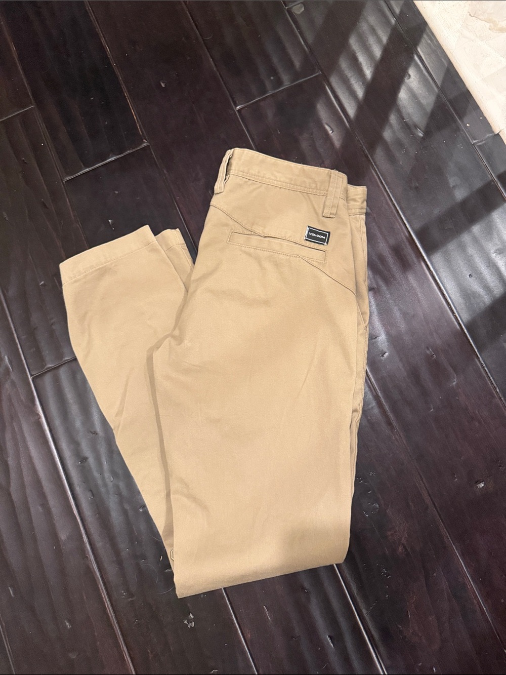 Volcom Men's Khaki Chino Pants